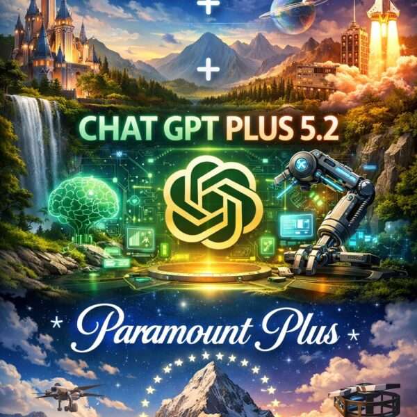 COMBO #3 DISNEY PLUS + CHATGPT + PARAMOUNT